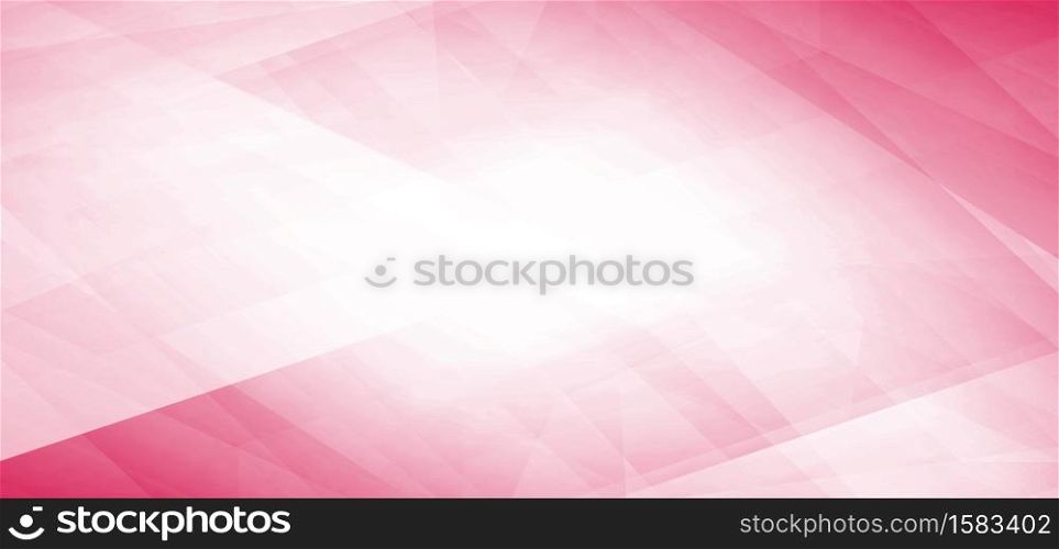 Banner geometric pink overlapping background and texture. You can use for ad, poster, template, business presentation. Vector illustration