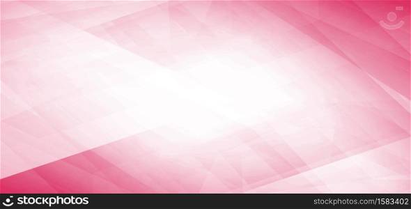 Banner geometric pink overlapping background and texture. You can use for ad, poster, template, business presentation. Vector illustration