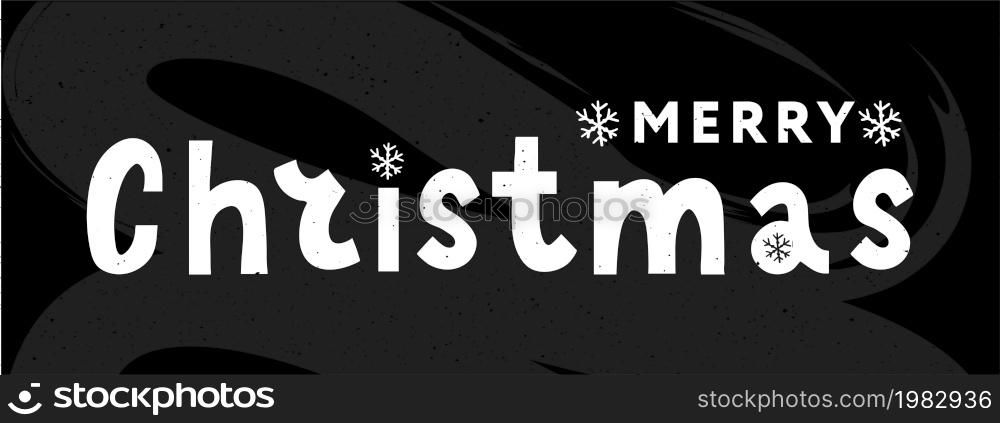 Banner Merry Christmas Holiday New Year Letter font Vector. Banner Merry Christmas Holiday New Year Letter font Vector illustration