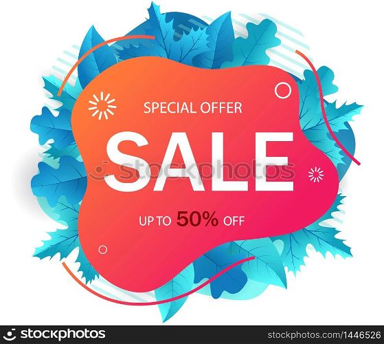Banner of sale for website. Autumn sale abstract geometric background. Sale promotional material with liquid shape. Design for banner brochure, flyer, website. vector illustration eps 10. Banner of sale for website. Autumn sale abstract geometric background. Sale promotional material with liquid shape. Design for banner brochure, flyer, website. vector