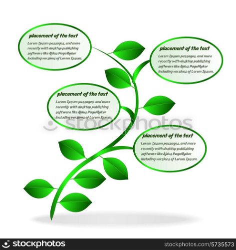 Banner plant for text