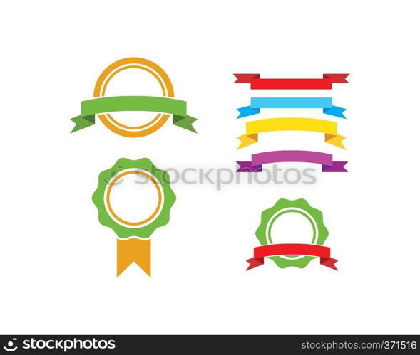  banner,ribbon for representing label tags vector design template 