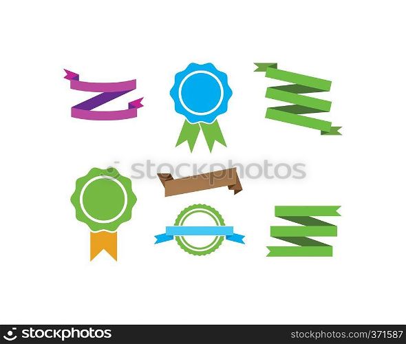 banner,ribbon for representing label tags vector design template 