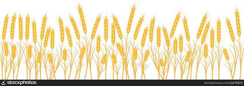 Banner wheat field background concept harvest and agriculture Ukraine