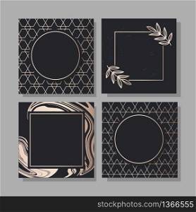Banner with a design gold fashion vector. Banner with a design gold fashion vector art