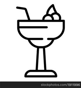 Bar cocktail icon outline vector. Pub restaurant. Martini drink. Bar cocktail icon outline vector. Pub restaurant