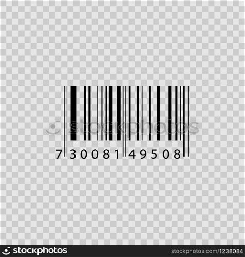 Bar code icon vector design isolated on background