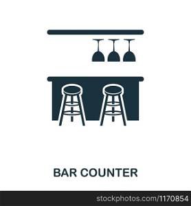 Bar Counter icon. Line style icon design. UI. Illustration of bar counter icon. Pictogram isolated on white. Ready to use in web design, apps, software, print. Bar Counter icon. Line style icon design. UI. Illustration of bar counter icon. Pictogram isolated on white. Ready to use in web design, apps, software, print.