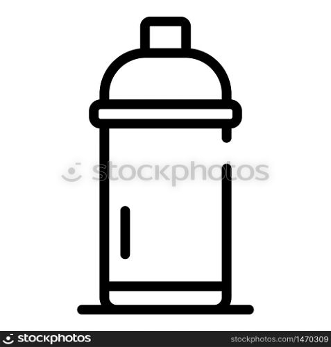 Bar shaker mixer icon. Outline bar shaker mixer vector icon for web design isolated on white background. Bar shaker mixer icon, outline style