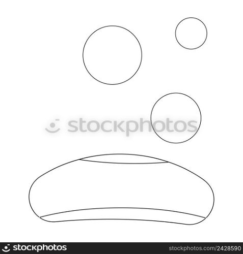 bar soap icon vector illustration symbol design
