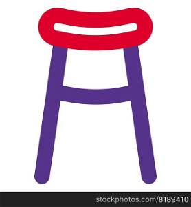 Bar stool, a type of long chair.