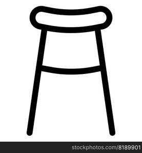 Bar stool, a type of long chair.