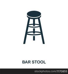 Bar Stool icon. Line style icon design. UI. Illustration of bar stool icon. Pictogram isolated on white. Ready to use in web design, apps, software, print. Bar Stool icon. Line style icon design. UI. Illustration of bar stool icon. Pictogram isolated on white. Ready to use in web design, apps, software, print.