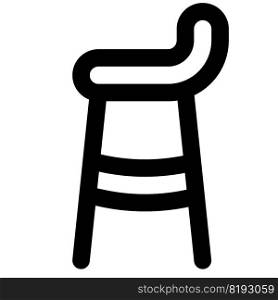Bar stools, stylish chair for decor.