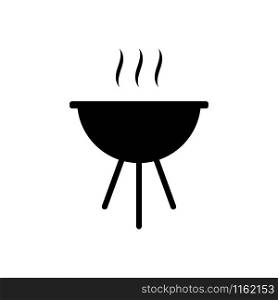 Barbecue icon, bbq vector illustration isolated on white background