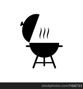 Barbecue icon, bbq vector illustration isolated on white background