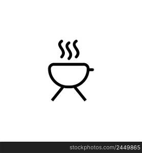 barbecue icon vector design templates white on background