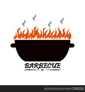 Barbecue logo for menu decoration and design