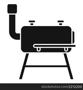 Barbecue smokehouse icon simple vector. Bbq grill. Tandoor oven. Barbecue smokehouse icon simple vector. Bbq grill