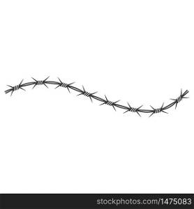 barbed wire vector illustration design template