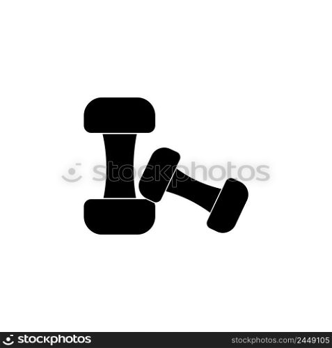 Barbell, Dumbbell Gym Icon Logo Template gym Badge, Fitness Logo Design