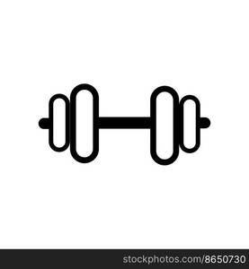 Barbell, Dumbbell Gym Icon Logo Template gym Badge, Fitness Logo Design