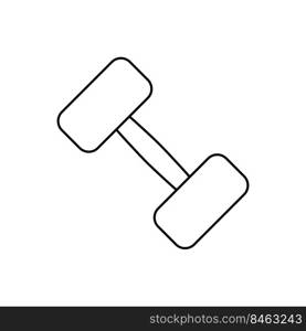 barbell icon design vector. Modern style