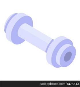 Barbell icon. Isometric of barbell vector icon for web design isolated on white background. Barbell icon, isometric style