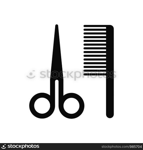 Barber accessories icons isolated on white back. Barber accessories icons.