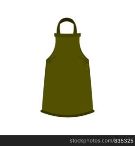 Barber apron icon. Flat illustration of barber apron vector icon for web isolated on white. Barber apron icon, flat style