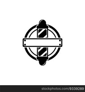 Barber logo icon,illustration design template vector.