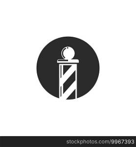 barber pole  icon  vector design template