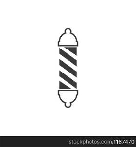 Barber pole logo ilustration vector template
