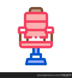 Barber Shop Armchair Icon Vector. Outline Barber Shop Armchair Sign. Isolated Contour Symbol Illustration. Barber Shop Armchair Icon Outline Illustration
