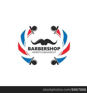 barber shop icon vector icon template