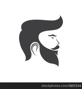 barber shop Vector icon design illustration Template