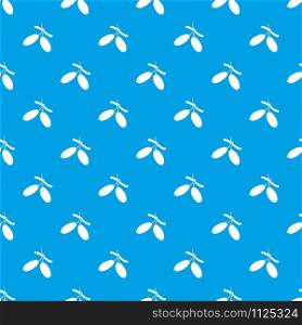 Barberry pattern vector seamless blue repeat for any use. Barberry pattern vector seamless blue