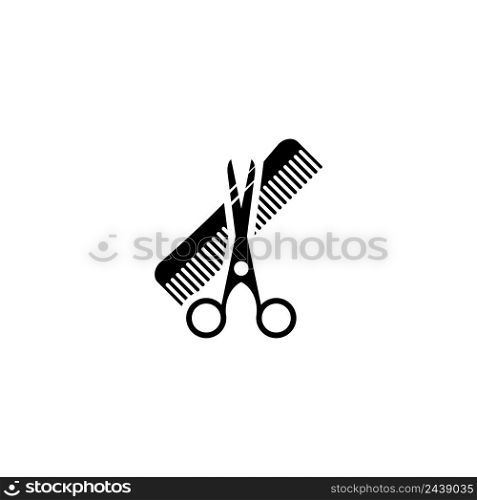 barbershop icon vector design templates white on background