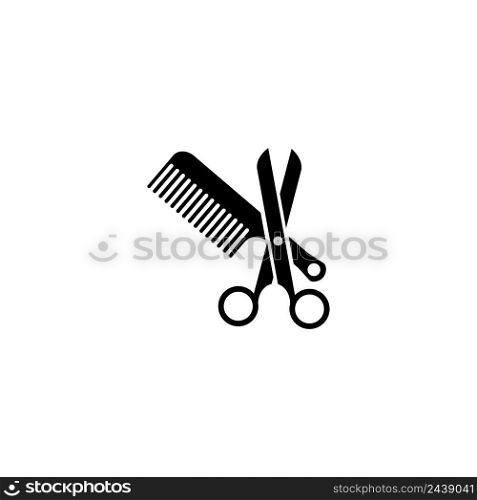 barbershop icon vector design templates white on background