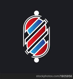 Barbershop logo template vector icon