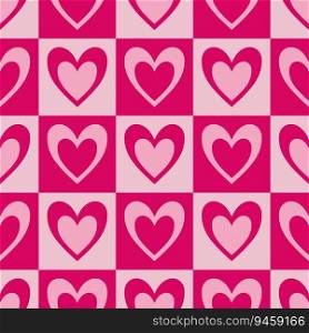 Barbie seamless pattern of hearts pink vector hearts background texture. Wallpaper for wrapping paper. Vector illustration.. Barbie seamless pattern of hearts pink vector hearts background texture. Wallpaper for wrapping paper. Vector illustration