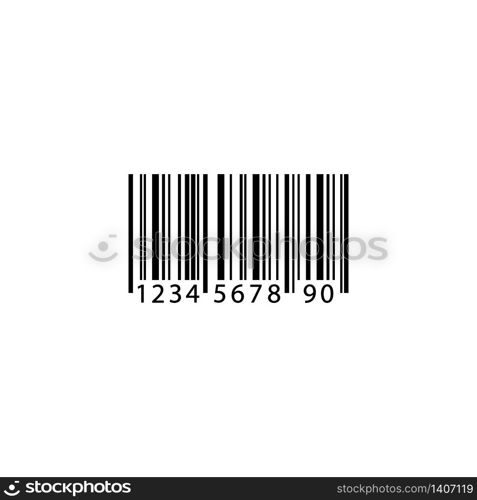 Barcode icon in black on isolated white background. EPS 10 vector. Barcode icon in black on isolated white background. EPS 10 vector.