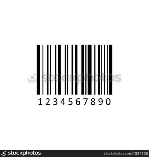 Barcode symbol isolated on white background. Vector ilustration EPS 10
