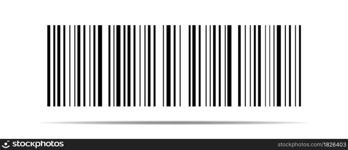 Barcode vector icon. Bar code for web