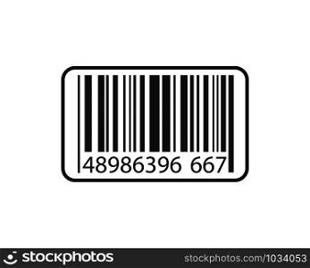 barcode vector icon illustration design template
