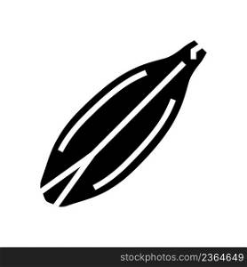 barley seed glyph icon vector. barley seed sign. isolated contour symbol black illustration. barley seed glyph icon vector illustration