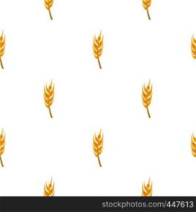 Barley spike pattern seamless for any design vector illustration. Barley spike pattern seamless