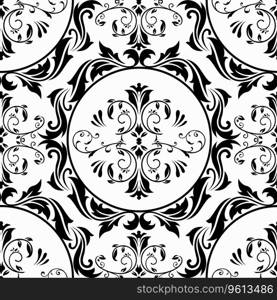 Baroque seamless pattern Royalty Free Vector Image