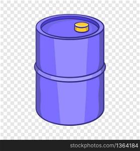 Barrel for gasoline icon in cartoon style isolated on background for any web design . Barrel for gasoline icon, cartoon style