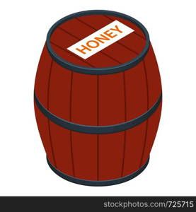 Barrel icon. Isometric illustration of barrel vector icon for web. Barrel icon, isometric style